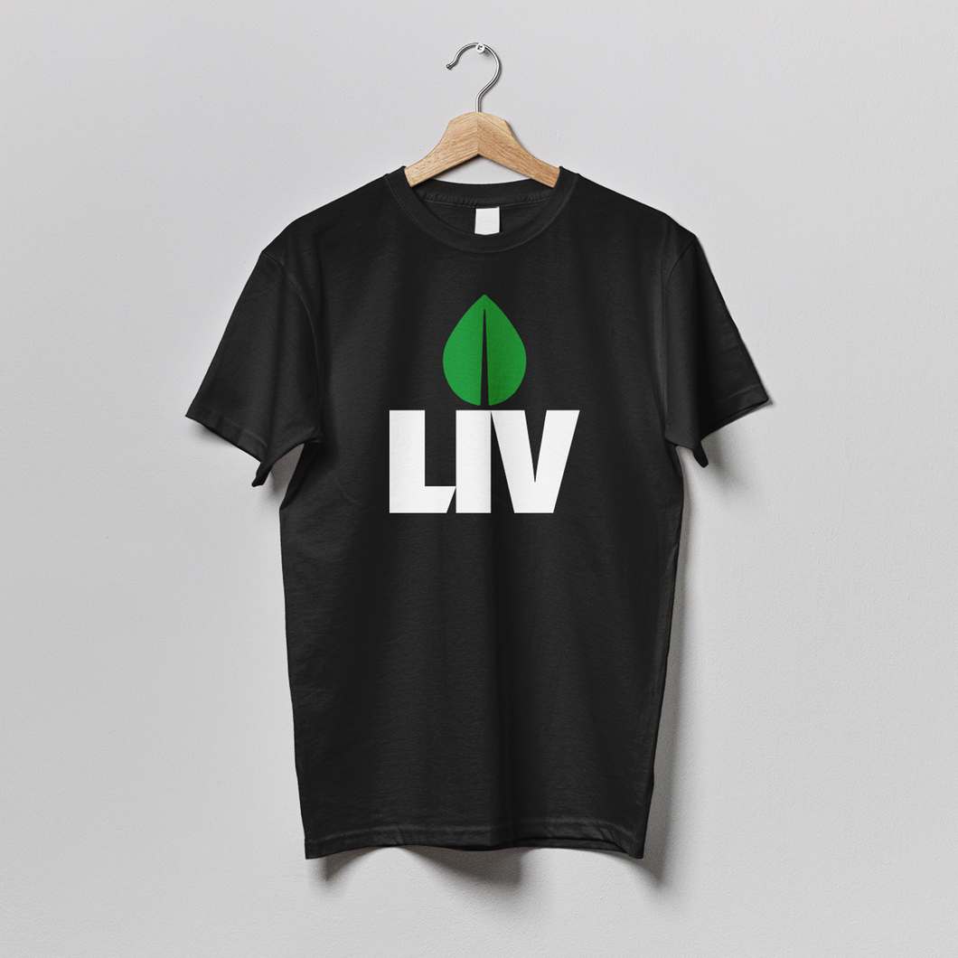 LIV - Logo Men's T-shirt Black